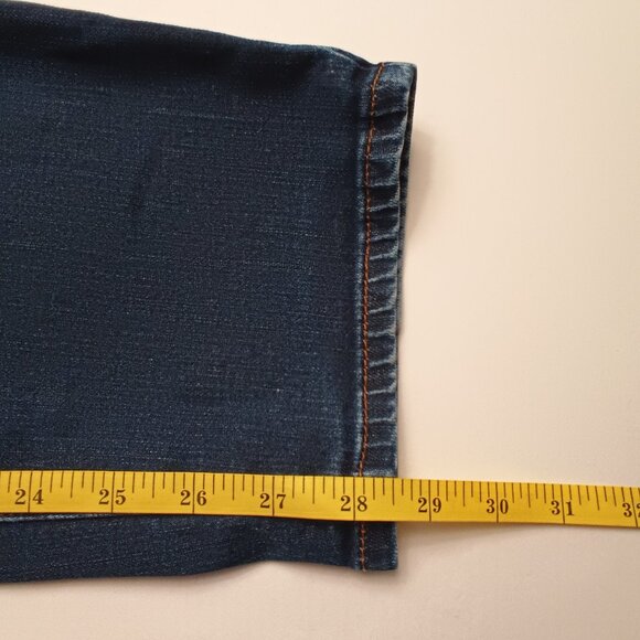 Talbots Flawless Jeans Size 16 Slim Ankle High Rise Dark Wash - Picture 8 of 9